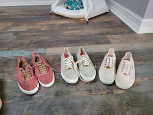 3 pair of Margaritaville memory foam sneakers
